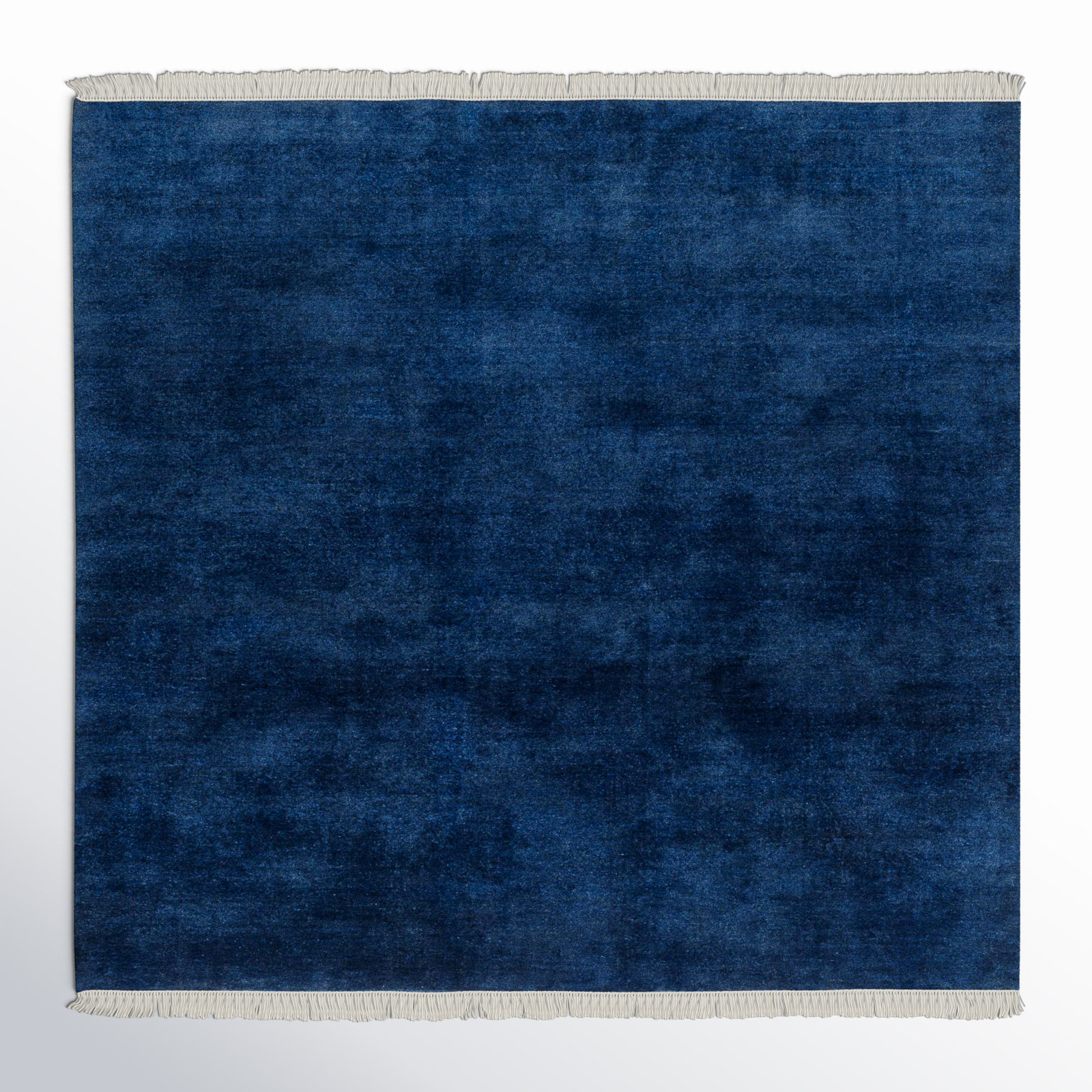 Clio Hand-Loomed Cream Wool Rug, Square 6'