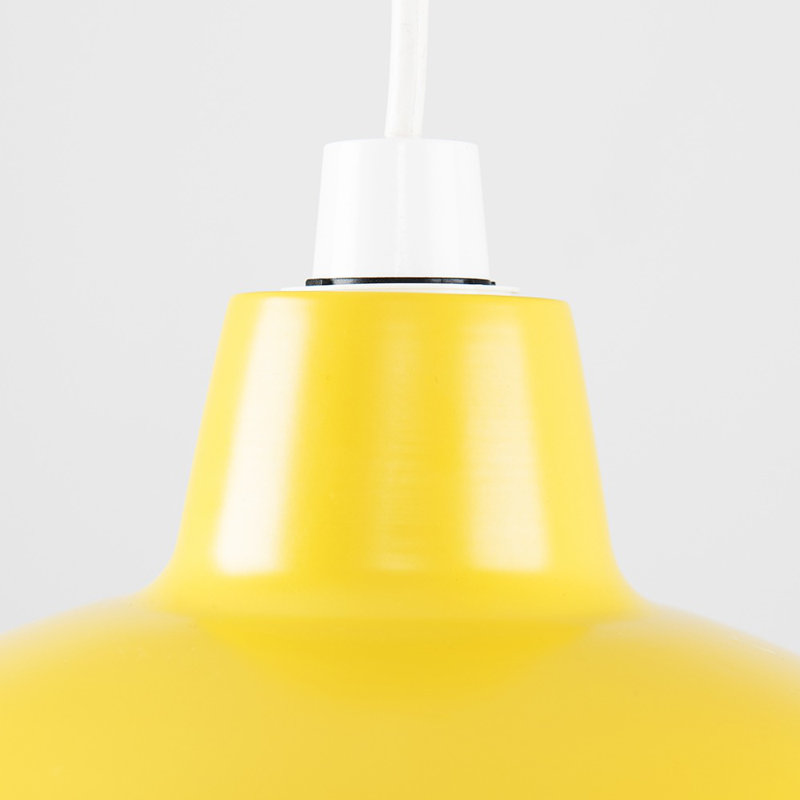 12.2cm H Metal Bowl Pendant Shade ( Screw On ), Mustard