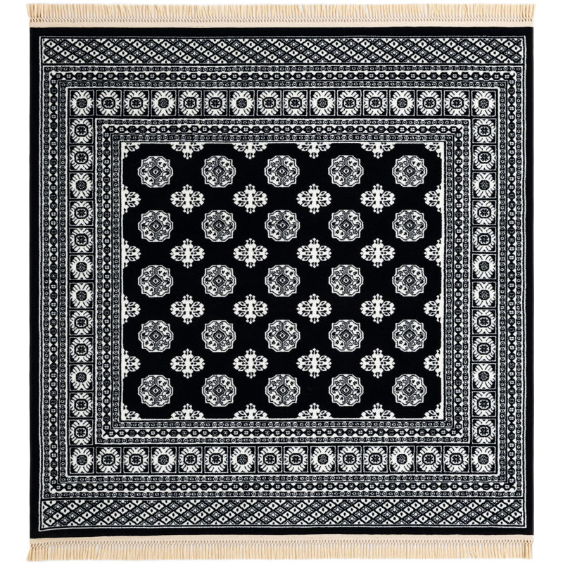  Balikh Tekke Rug, Square 6'1"