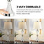 Ensemble de 2 lampes de table de table de chevet modernes à commande tactile 3 pièces avec 2 ports de charge USB (ampoules incluses)-1638520894-1656611998