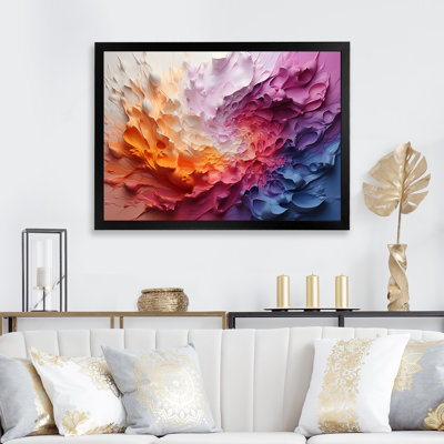 Colorful White Rainbow spiral I - Rainbow Canvas Prints