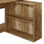 Bureau d'écriture en L 47 po avec armoire en chêne clair-163414410