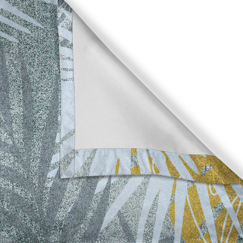 Chervonne Polyester Semi Sheer Curtain Pair