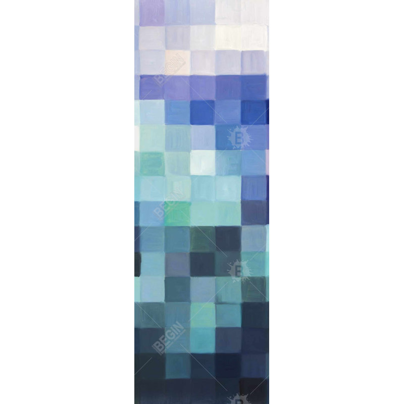 «Pixelized Landscape» sur toile