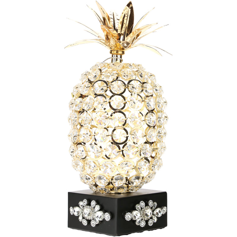 Jeweled Crystal Pineapple - 8 Inches