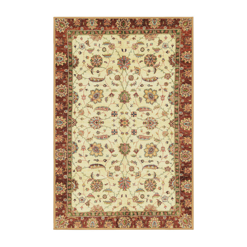 Abstract Indoor Rug, Rectangle 4' x 6'