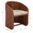 Pegan 21 inches W Linen Barrel Chair