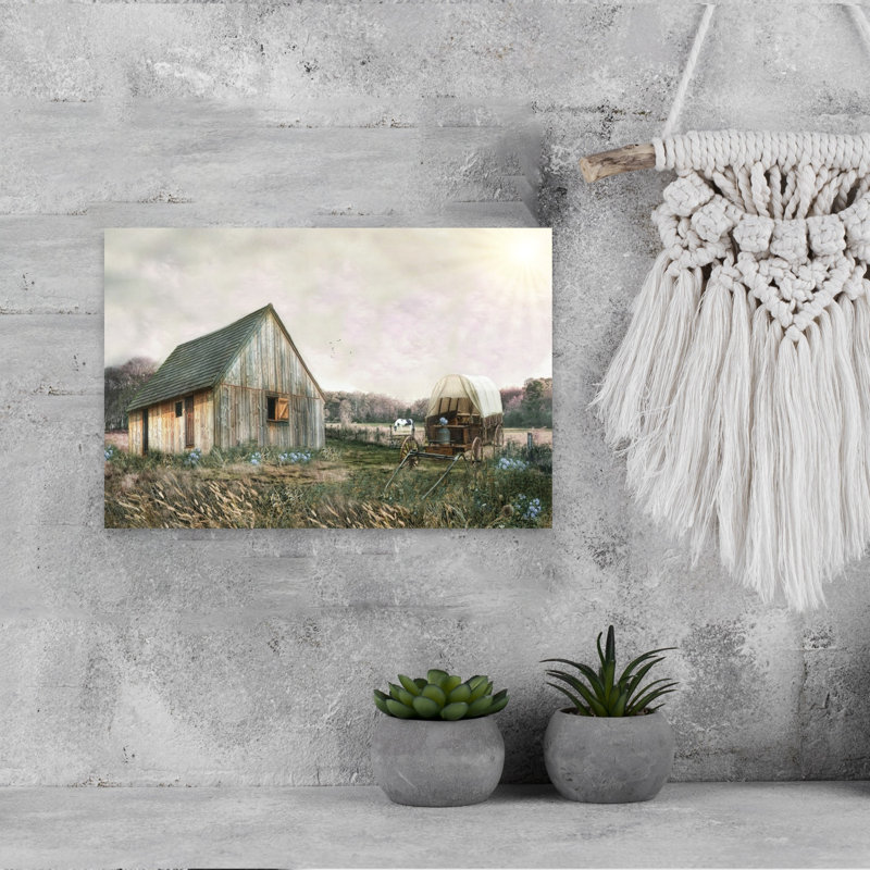 Art mural Homestead Haven, H 12 po x l 18 po