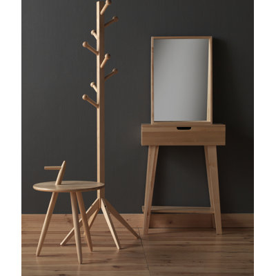 Amos Solid Wood End Table