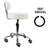 Backed Adjustable Height Ergonomic Lab Stool with Wheels-2041668314