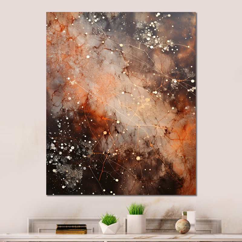 - Collages abstraits, impression murale en métal, H 40 po x l 30 po x P 1,5 po