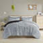 Ensemble d'édredon en fausse fourrure à poils longs Brielle-1202279474-1095610782