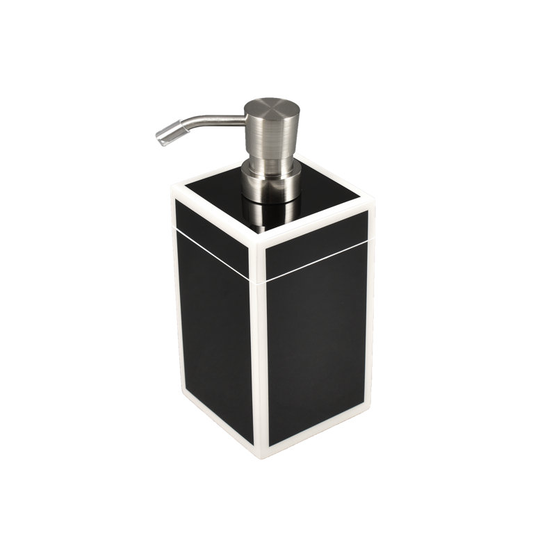 Soap Dispenser, Black/White