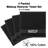 100% Cotton Makeup Remover Face Cloth, 4 Packed Makeup Towels 12x12 inches Towels