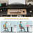 Computer Desk With Keyboard Tray, 47 Inch Office Desk With Monitor Stand And Storage Shelves, Music Studio Desk Workstation, Work Table For Home Office, Black
