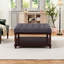 Grande table basse carrée avec repose-pieds-1790899051
