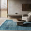 Tapis vert en laine noué à la main Freya-1687332739