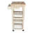 Manatuto Solid Wood Kitchen Cart