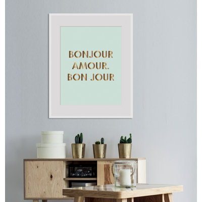 Text - Single Picture Frame Print