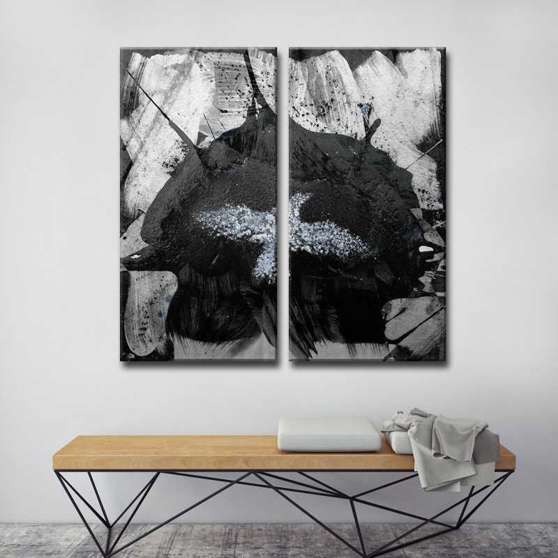 " INKD V " by Ready2HangArt™ 2 - Pieces, 40" H x 20" W x 1.5" D