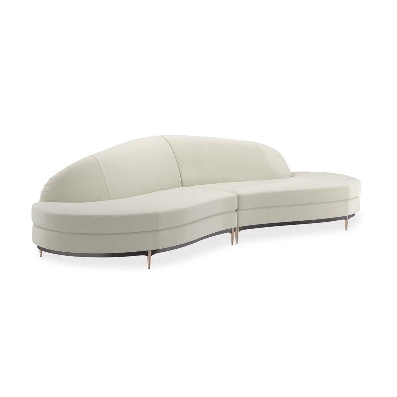 Threes Company Loveseat, Beige