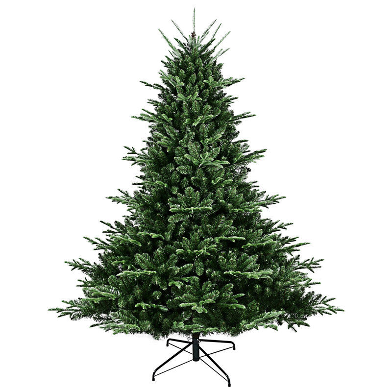 Arbre de Noël pleine forme avec support en métal, No, H 5 pi