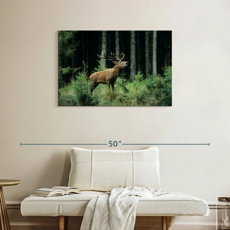 Crowle Elk Bugle, 24" H x 36" W