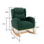Chaise berçante à oreilles rembourrée Classic-1642680577