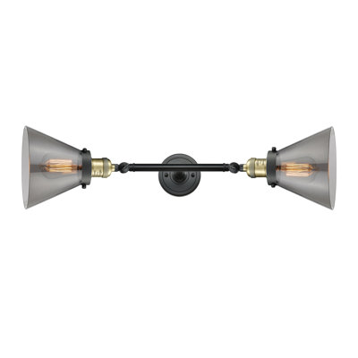 Éclairage pour meuble-lavabo de salle de bain 2 lumières Cone