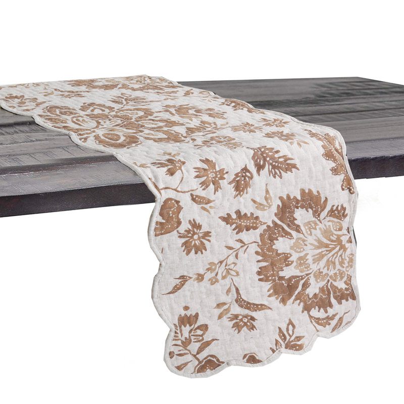 Chemin de table en coton lin Wurth