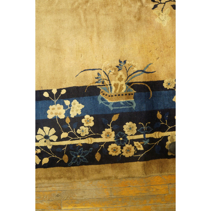 Antique Peking Room Size Wool Other Rug