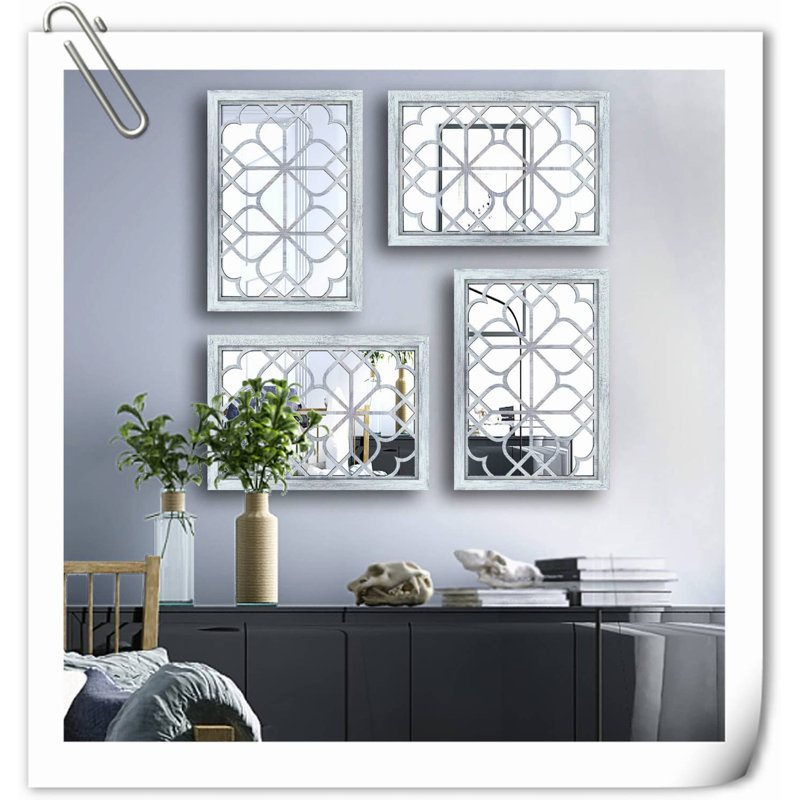 Solid Wood Wall Decor, White