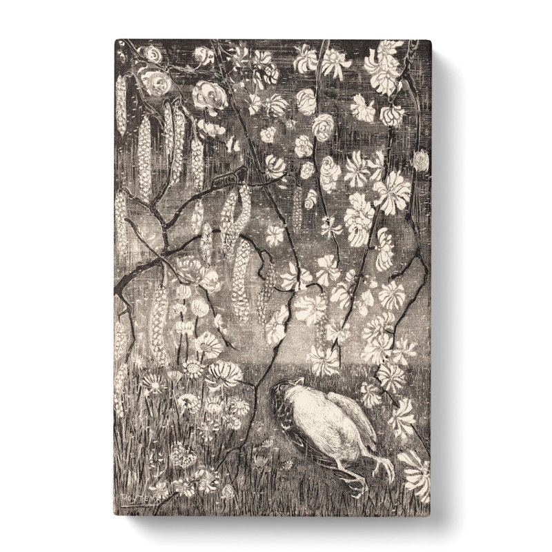 Dead Bird by Theo Van Hoytema - Wrapped Canvas Painting, 50cm H x 35cm W x 3cm D