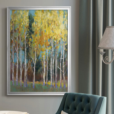 Toile encadrée de qualité supérieure Aspen Grove II - prête à être accrochée