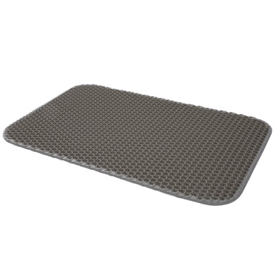 Tapis pour litière pour chat - Tapis pour bac à litière antidérapant