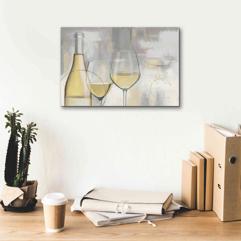 «Ellajane Taste Appel White I on Canvas» par James Wiens, reproduction, H 12 po x l 18 po x P 0,75 po