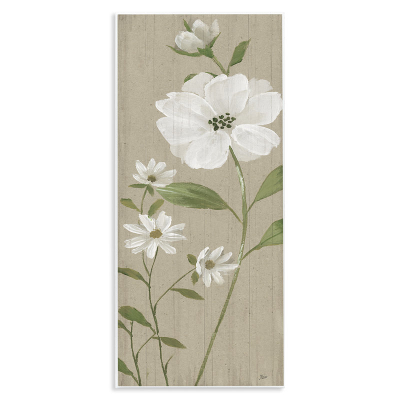 "Coquelicots sur fond beige neutre" par Nan