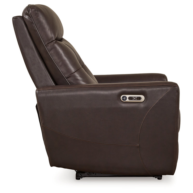 Fauteuil inclinable électrique Pisgham, Brun