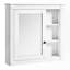 Armoire de rangement murale avec miroir
