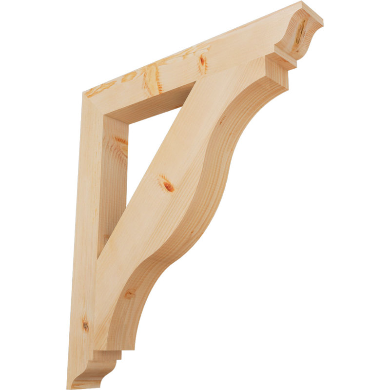 Support traditionnel Funston, H 34 po x l 3,5 po x P 30 po, Douglas, Lisse