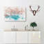 South Beach Miami Florida Watercolour - Wrapped Canvas-56662771