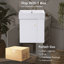 Meuble-lavabo flottant avec lavabo en céramique