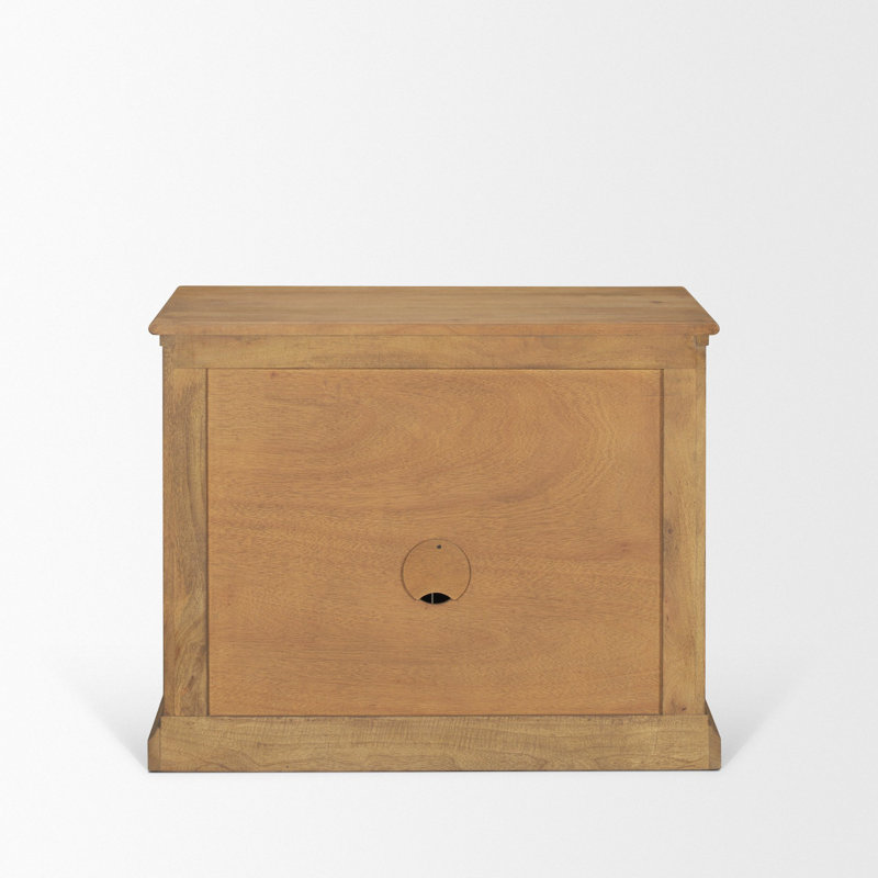 Braxton Rectangle Accent Cabinet, Light Brown