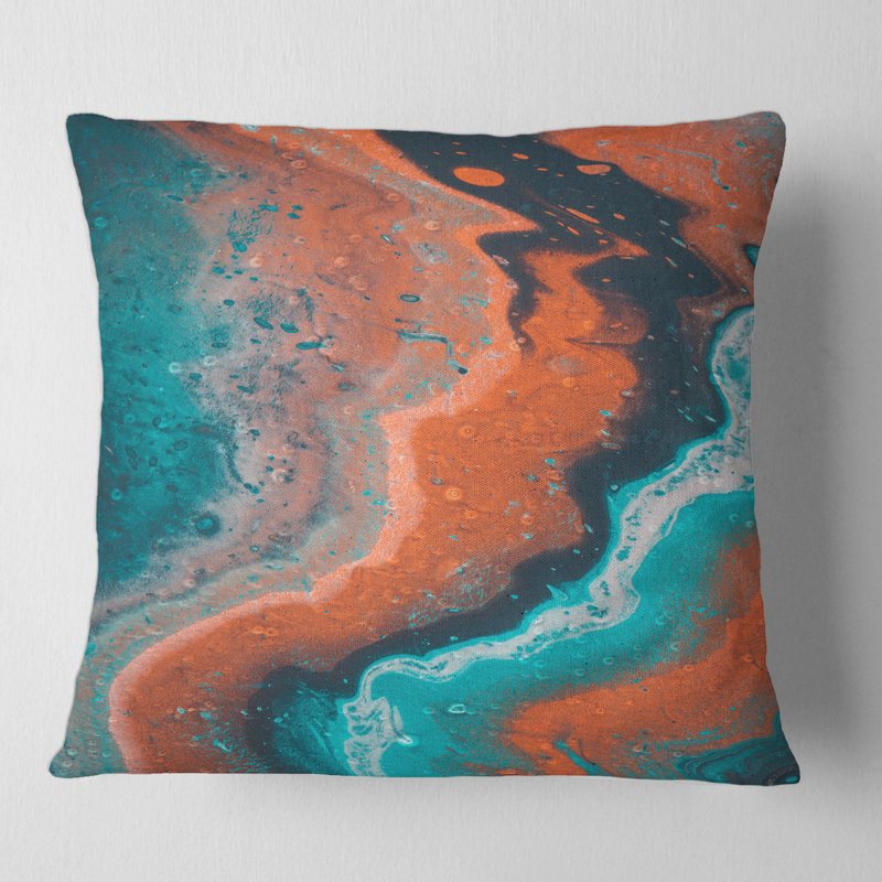 Housse de coussin carré et insert Marble Composition I, 16" x 16"