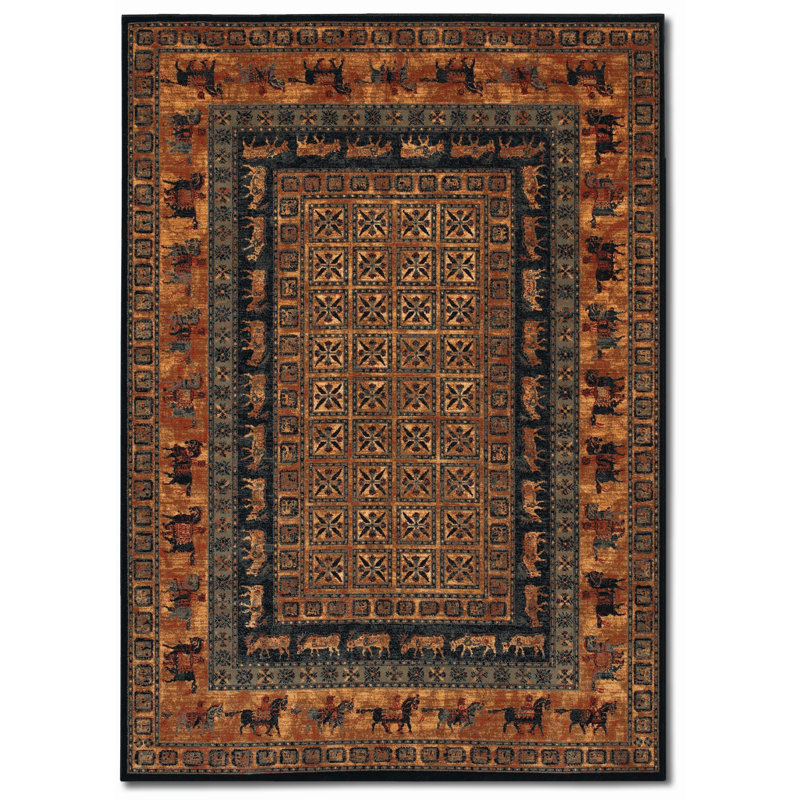 Tapis Langley Street Kratz Southwestern, Rectangle 6 pi 6 po x 9 pi 10 po
