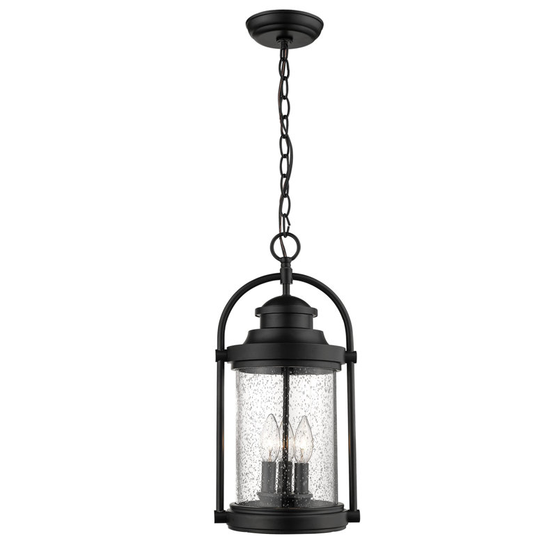 Lanterne suspendue d'extérieur 3 lumières Bolles, Noir