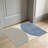 Blue Linear Abstract carpet-easy to clean, machine-washable, soft and comfortable; suitable for door mats, kitchens, living rooms, bedrooms, corridors, and laundry areas. Easy to clean, durable carpet for home decoration.-258306746