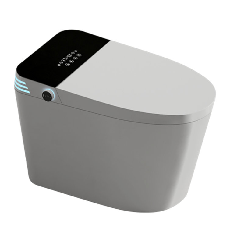 Tankless Smart Toilet with Bidet, Auto Flush/Open/Close, Heated Seat, Remote Control