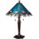 Peacock Feather Lace 23" Table Lamp
