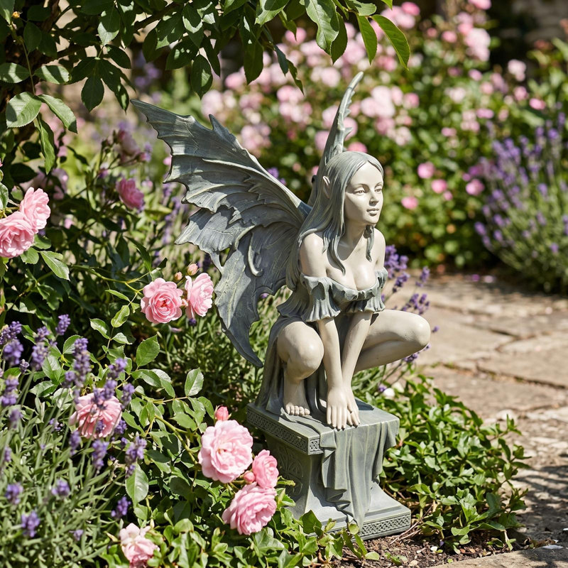 Statue de jardin perché celtique